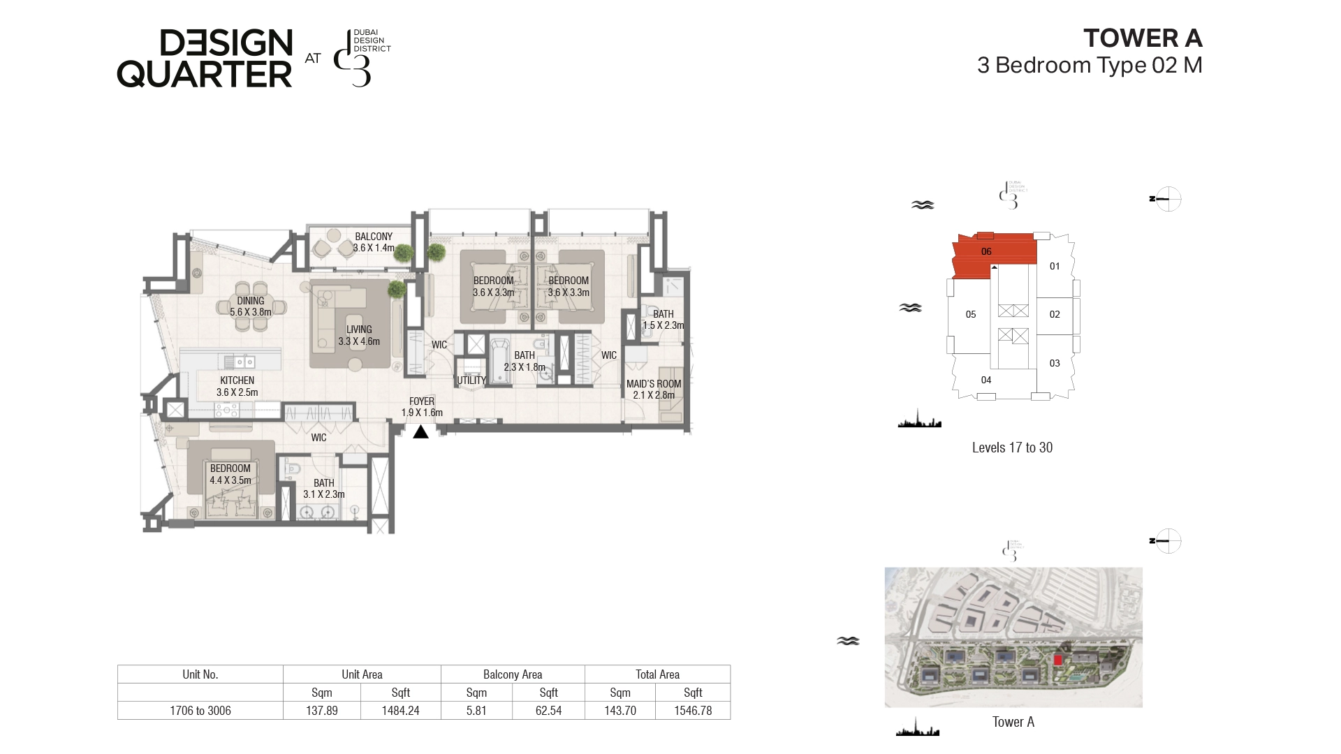 3 BR - Type A